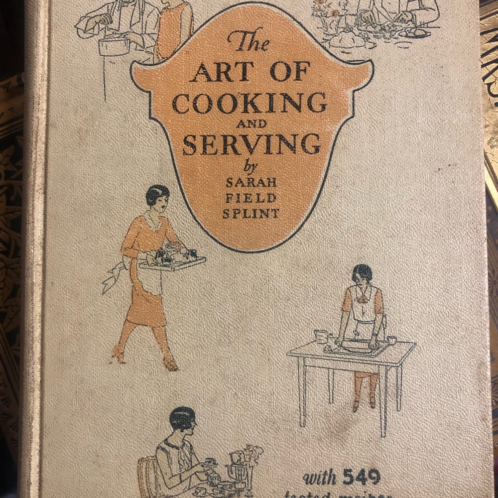 Antique cookbook